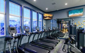Sheldon Park Fitness Center Treadmills and Mounted Televisions